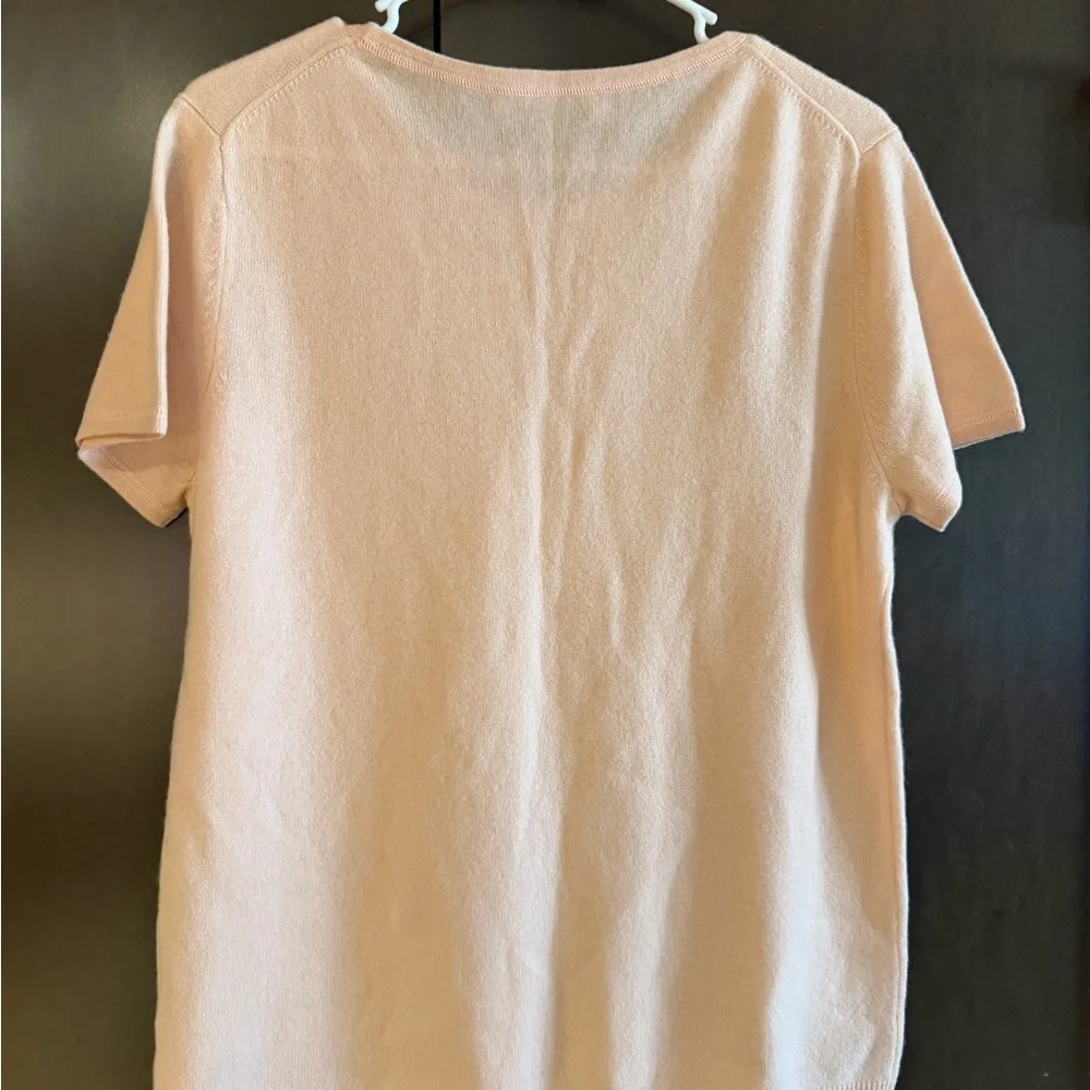 Chic Peach Short Sleeve Top - Picture 4 of 4